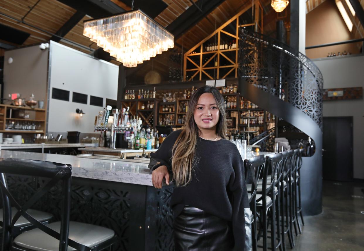 Vicky Chanthavisinh-Carey is the new owner of the popular Rochester restaurant Nosh, on Russell St in Rochester's Neighborhood of the Arts, Friday, Nov. 10, 2023.