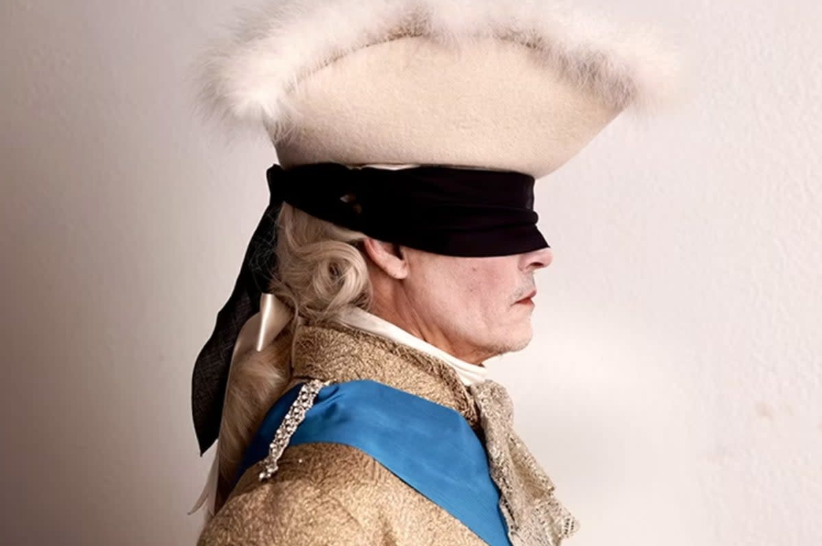 New images show Johnny Depp in costume for the upcoming film Jeanne Du Barry (Handout)