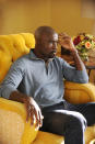 <p>Though he came to the show with credits, it’s his portrayal of the stoic, imposing Lemond Bishop that was Colter’s big break. “Mike Colter is such an amazing actor, and everybody’s catching on now and stealing him from us, which we take as a personal affront,” ‘Good Wife’ co-creator Robert King joked to Yahoo TV last year. (Colter’s ‘Jessica Jones’ character, Luke Cage, get his own Marvel series debuting Sept. 30 on Netflix.) “While this guy can play the very grim drug kingpin, it’s always fun to see how there’s a real human side underneath that because he’s a dad. Being a dad myself, I shovel some of my issues into [Bishop]. It’s just like you got a guy who’s split right down the middle. And obviously, Kalinda’s got front row seats for that.”<i><i> (Credit: Jeffrey Neira/CBS)</i></i></p>
