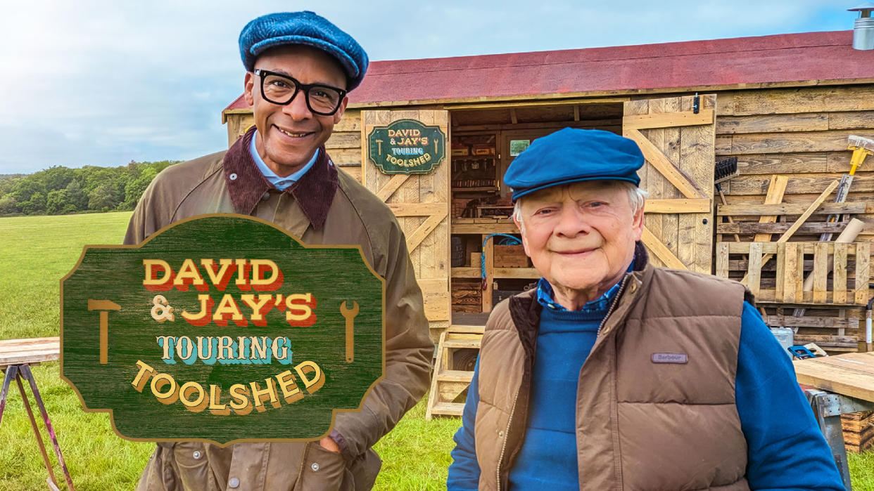 David Jason and Jay Blades have teamed up for David & Jay's Touring Toolshed. (BBC)