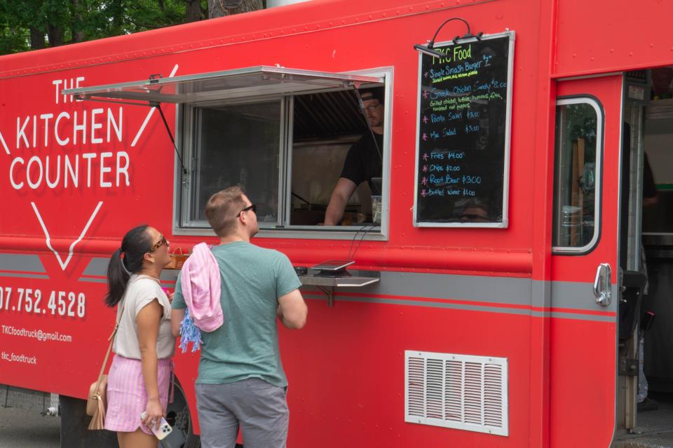 Food trucks will be on site at the Binghamton Farmers Market every Sunday from 11 a.m. to 2 p.m.