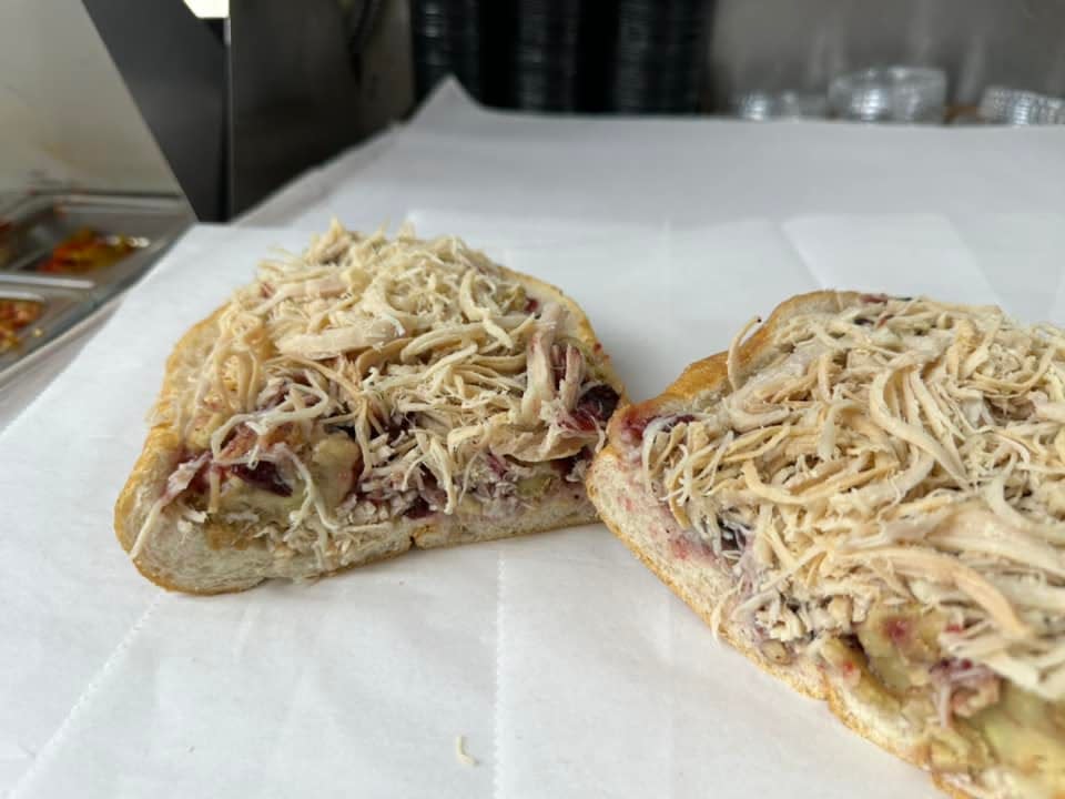 The Jim Bob at Malin's Market in Newark, named for two of its co-owner brothers, is made with fresh turkey, stuffing and cranberry sauce on a fresh roll.