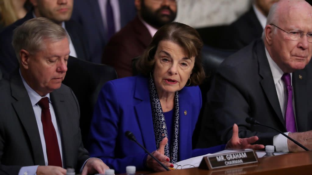 US Senate Judiciary Committee ranking member Dianne Feinstein.