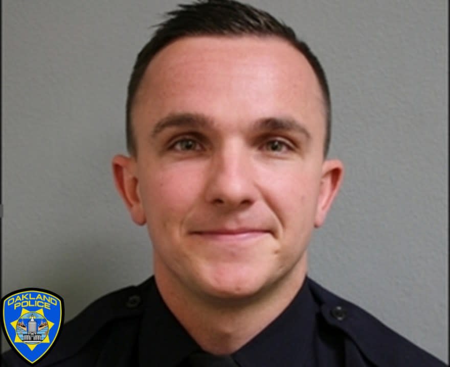 A photograph of Oakland Police Department Officer Jordan Wingate (Image courtesy OPD)
