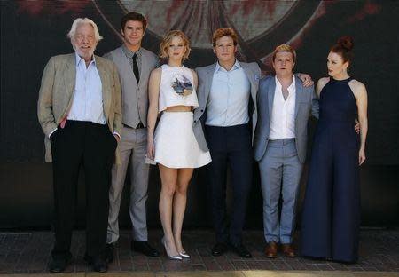 Hunger Games Cast at Cannes by Eric Gaillard/Reuters