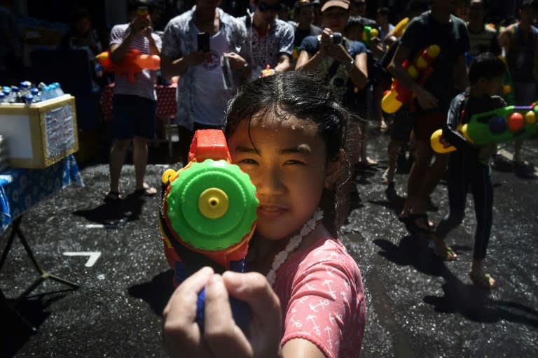 Songkran rings in the Thai kingdom's traditional new year