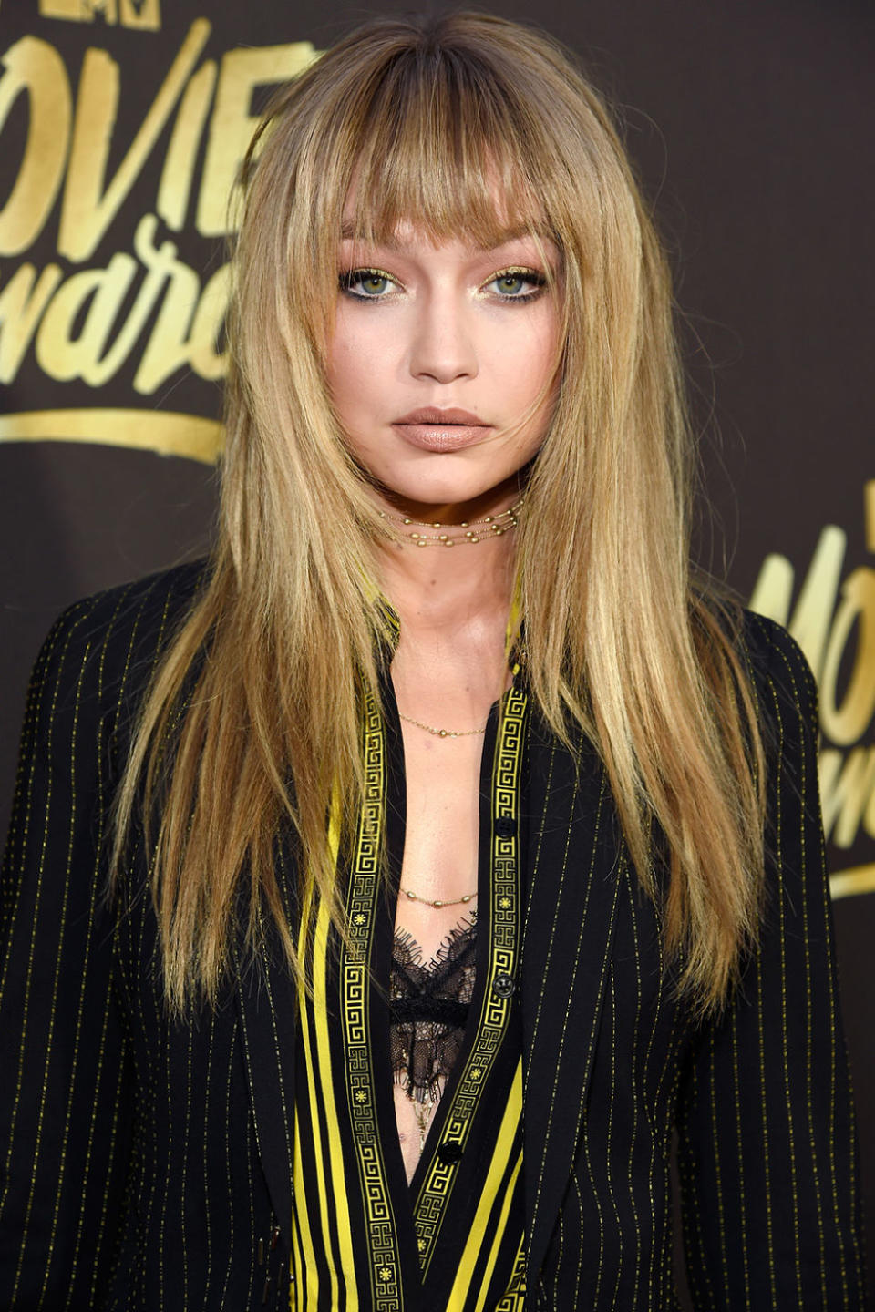 <p>Clip-in bangs stole the show at the 2016 MTV Movie Awards. </p>