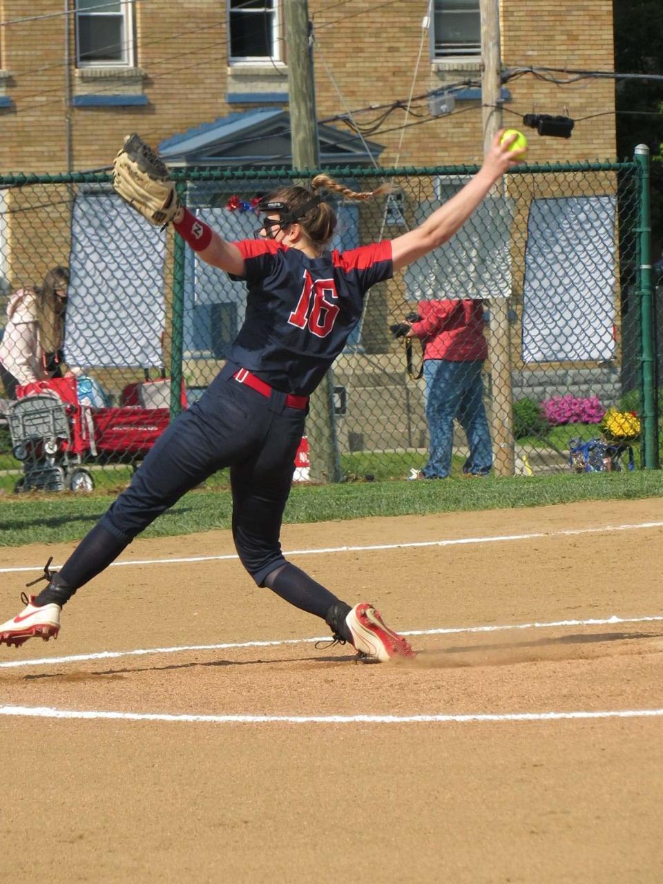 Norwood senior Hannah Green fired a no-hitter against Withrow April 27.