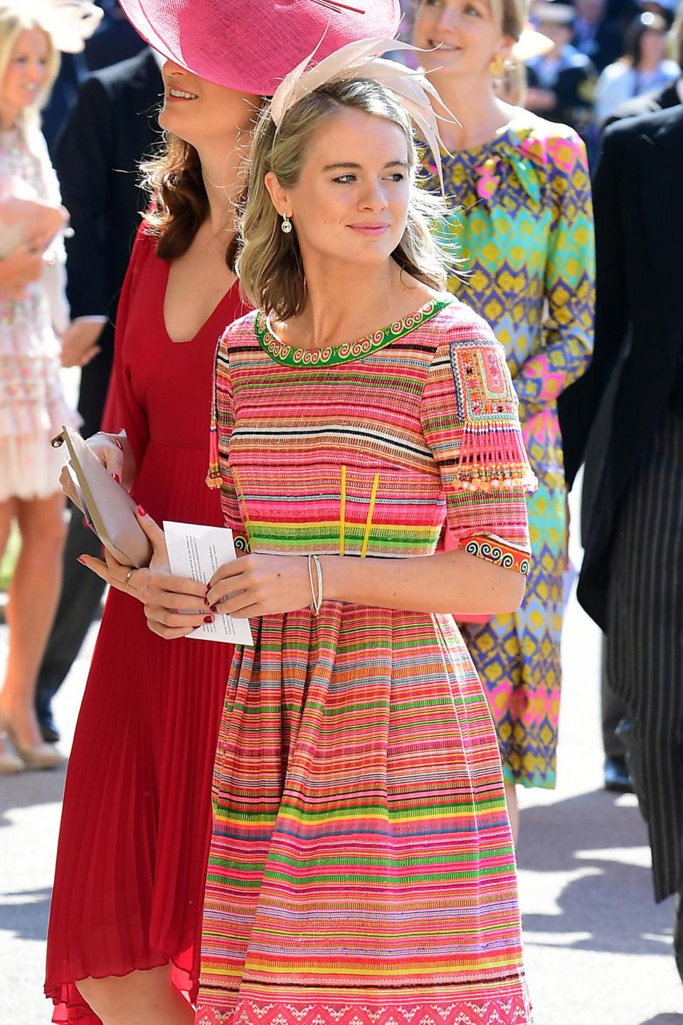 Amicable: Bonas at Prince Harry's wedding (Ian West - WPA Pool/Getty Images)