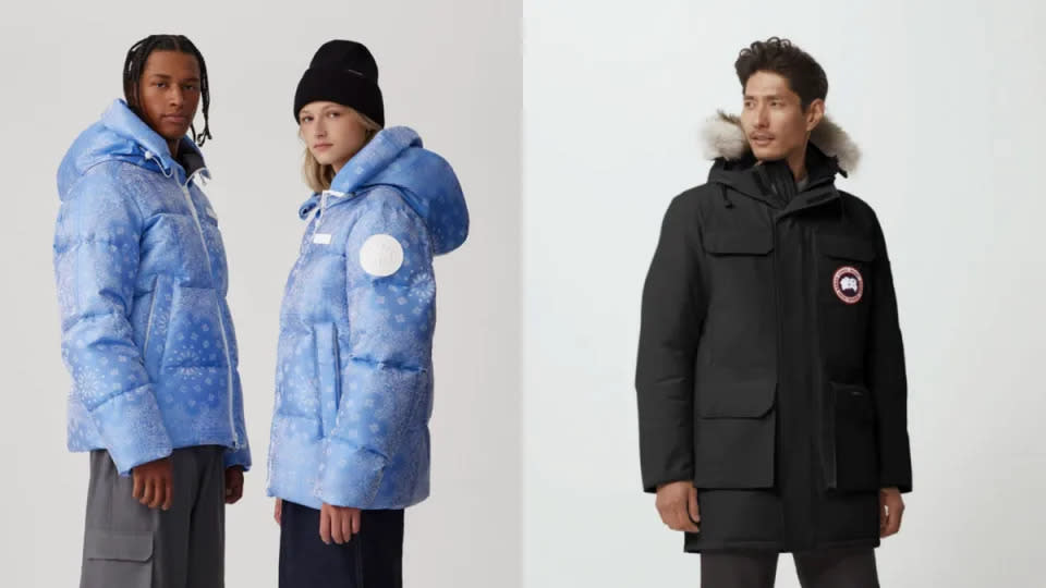 Los mejores abrigos y parkas de invierno de Canada Goose en 2023/24 (fotos vía Canada Goose).
