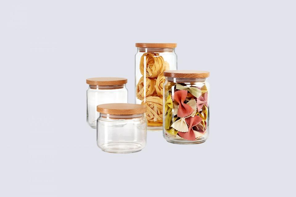 Best Glass: Martha Stewart Collection Four-Piece Canister Set