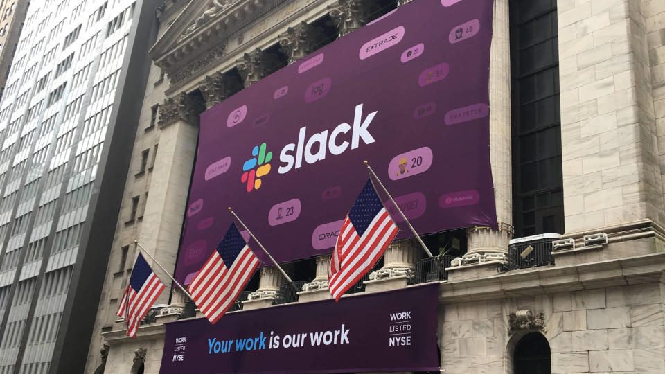 Slack communications service