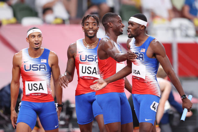 Texas A&M's Athing Mu caps Olympic run with gold as part of 4×400 relay