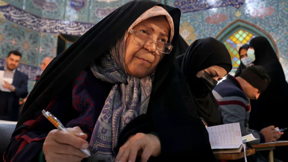 Some 25 million people cast their ballots out of Iran's 61 million eligible voters. - Atta Kenare/AFP via Getty Images