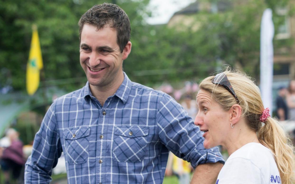 Widower Brendan Cox and sister Kim Leadbeater of murdered MP Jo Cox, attend a Great Get Together event marking the anniversary of Mrs Cox's death - PA