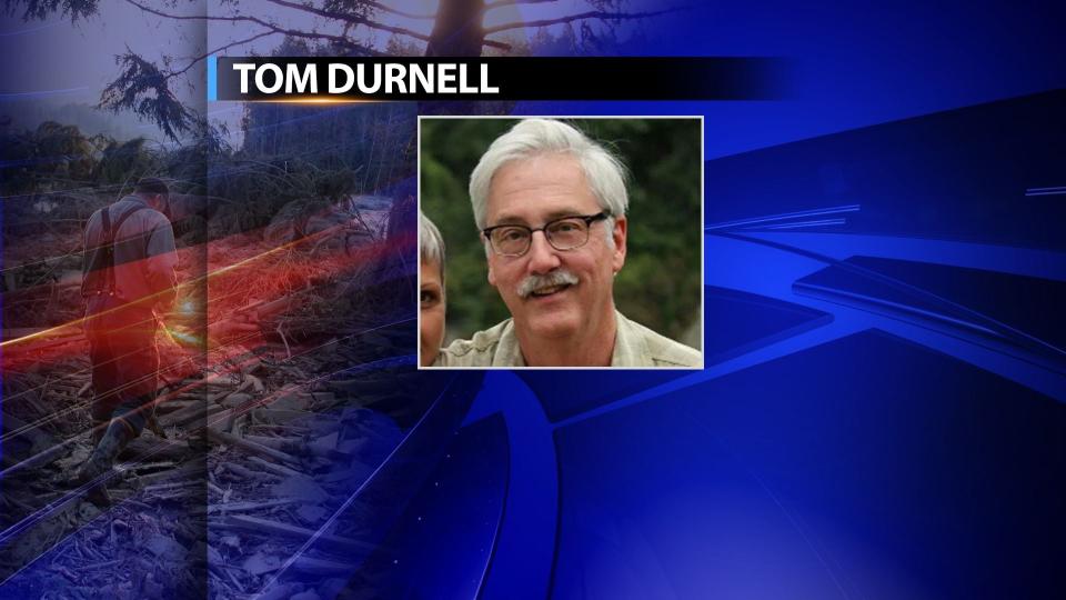 Tom Durnell's remains were found on March 29, according to his family.