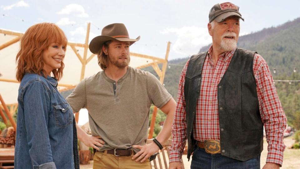 Reba McEntire, Luke Mitchell and Rex Linn on ABC’s “Big Sky”