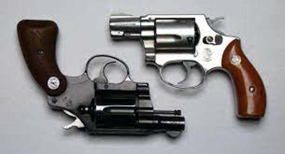 A snubnosed revolver was used in the accidental shooting (Wikipedia)