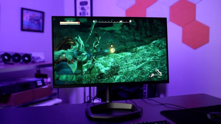 Horizon Zero Dawn on the Cooler Master GP27Q monitor.