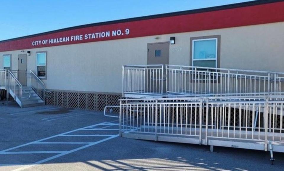 City of Hialeah Mobile Fire Station 9, located in the City Annex, in Hialeah Heights, northwest of Miami-Dade