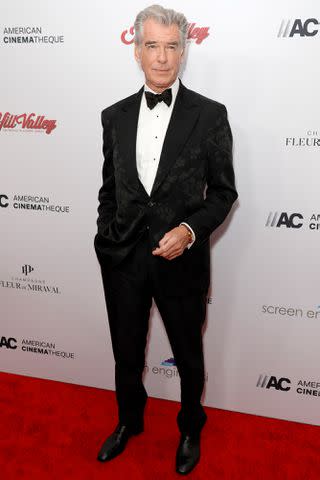 <p>Michael Buckner/Variety via Getty</p> Pierce Brosnan on February 15, 2024 in Beverly Hills, California.