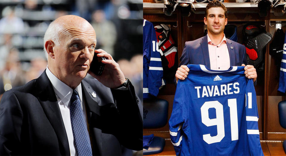 Lou Lamoriello and the New York Islanders have moved on from the days of John Tavares, alright? (Getty)
