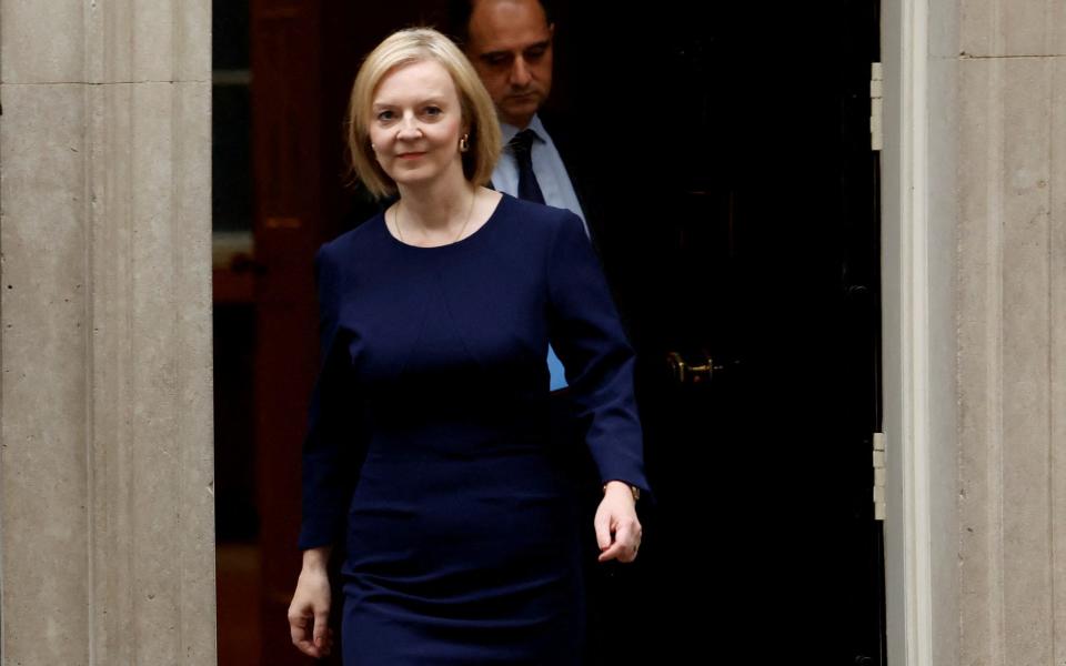 Liz Truss pictured shortly before Friday's mini-Budget which has been followed by market turmoil - Clodagh Kilcoyne/Reuters
