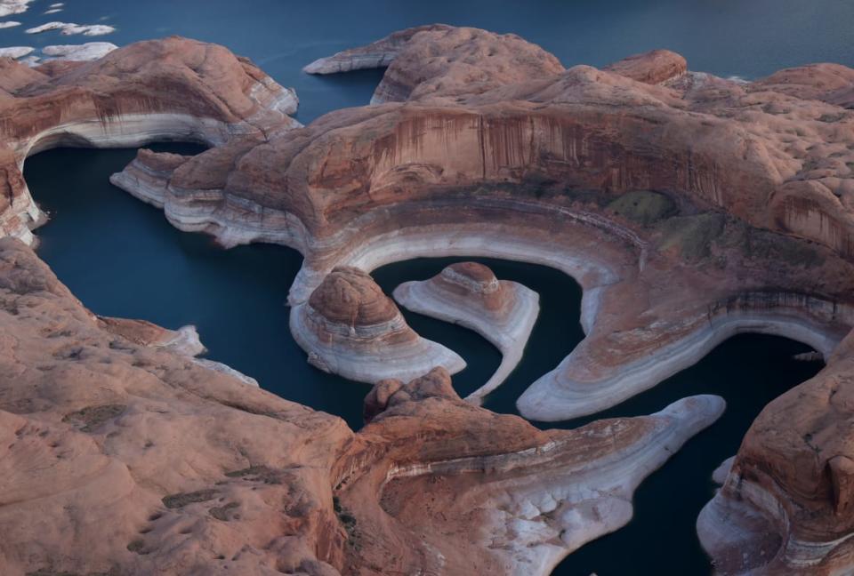 <div class="inline-image__caption"><p>Utah’s Lake Powell is currently at 34.56 percent of capacity, a historic low.</p></div> <div class="inline-image__credit">Justin Sullivan/Getty</div>