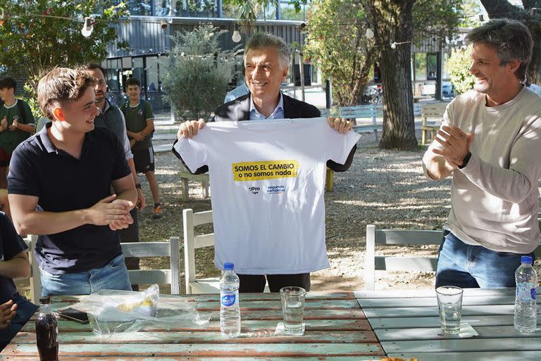 Mauricio Macri, hoy, en Tigre