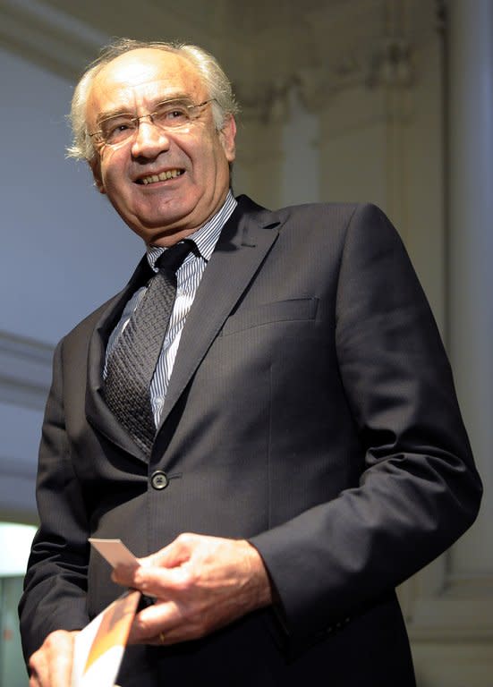 Head of the Vatican bank Ettore Gotti Tedeschi in Rome on September 28, 2010. The Vatican named a German financier as the new head of its scandal-hit bank, saying he would help overhaul the secretive institution to comply with anti-money laundering rules