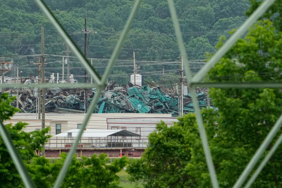 The Department of Energy's Portsmouth Gaseous Diffusion Plant near the Village of Piketon in Southern Ohio is being demolished.