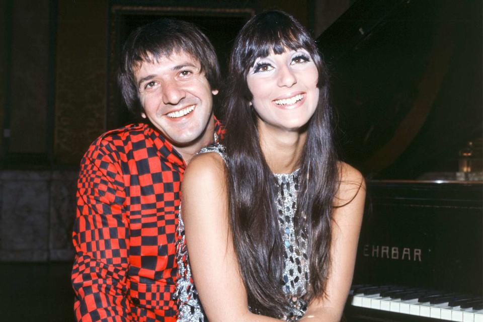 <p>Marcello Salustri/Mondadori via Getty</p> Sonny Bono and Cher in Italy in 1966