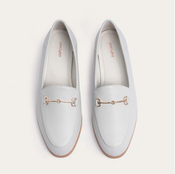 A photo of PrettyFIT NORIE Women's Leather Loafers. (PHOTO: Shopee)