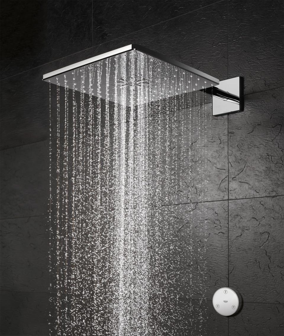 24) Shower Head with Remote, 12" - 2 Sprays, 1.75gpm