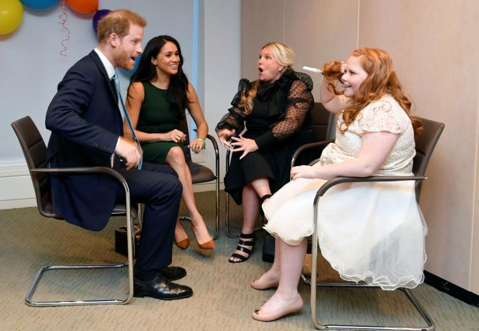 Prince Harry and Meghan Markle attend the annual WellChild Awards last year. The Duke is a patron of the charity [Photo: Getty]
