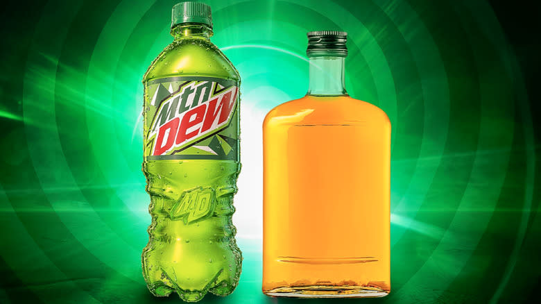 Mountain Dew and bourbon