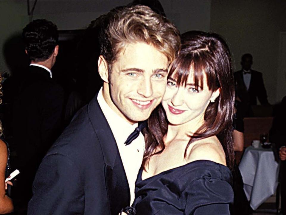 Shannen Doherty and Jason Priestley