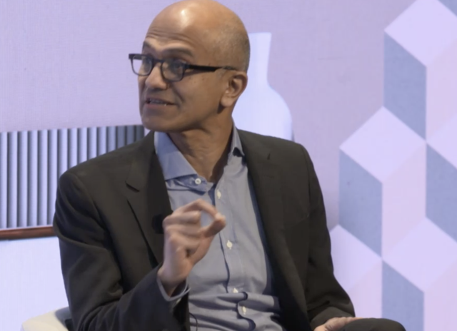 Em visita ao Brasil, Satya Nadella, CEO da Microsoft, diz que a