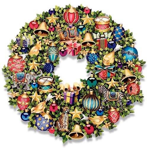 <p><a href="https://www.scullyandscully.com/home-decor/holiday-decor/christmas-decorations/trompe-loeil-christmas-wreath.axd" rel="nofollow noopener" target="_blank" data-ylk="slk:Shop Now;elm:context_link;itc:0;sec:content-canvas" class="link ">Shop Now</a></p><p>Trompe L'Oeil Christmas Wreath</p><p>scullyandscully.com</p><p>$275.00</p><span class="copyright">Scully and Scully</span>