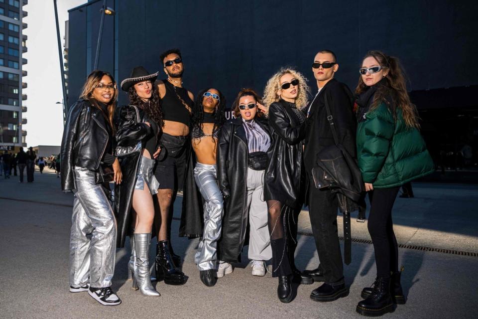 Fans attend Beyoncé’s first concert of the Renaissance tour in Sweden (AFP via Getty Images)