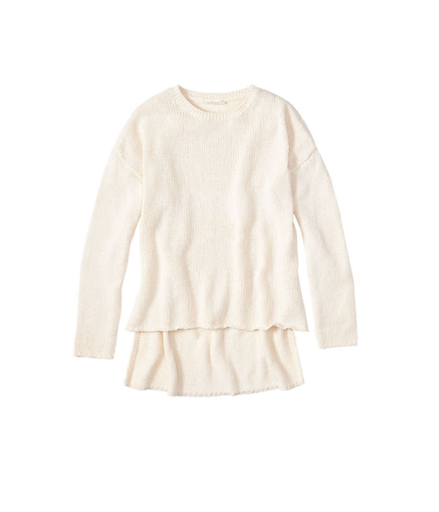 <p>Eileen Fisher Cozy Organic Cotton Round Neck Top in Soft White, $248, <a rel="nofollow noopener" href="https://www.eileenfisher.com/round-neck-top-in-cozy-organic-cotton-f7bow-w4439/?&size-range=1786&color=2065" target="_blank" data-ylk="slk:eileenfisher.com;elm:context_link;itc:0;sec:content-canvas" class="link ">eileenfisher.com</a> </p>