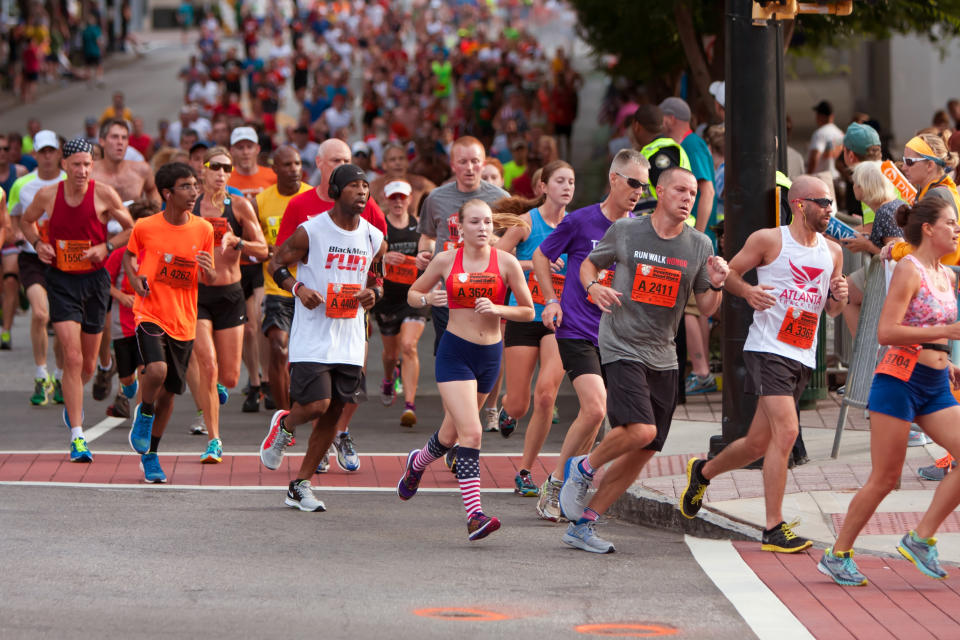 The Peachtree Road Race is an Atlanta landmark. (Getty)