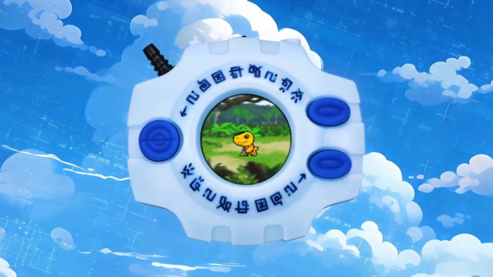 The new Digivice is just like the one in the show, with a color screen, lights, and sounds. <p>Bandai Namco</p>
