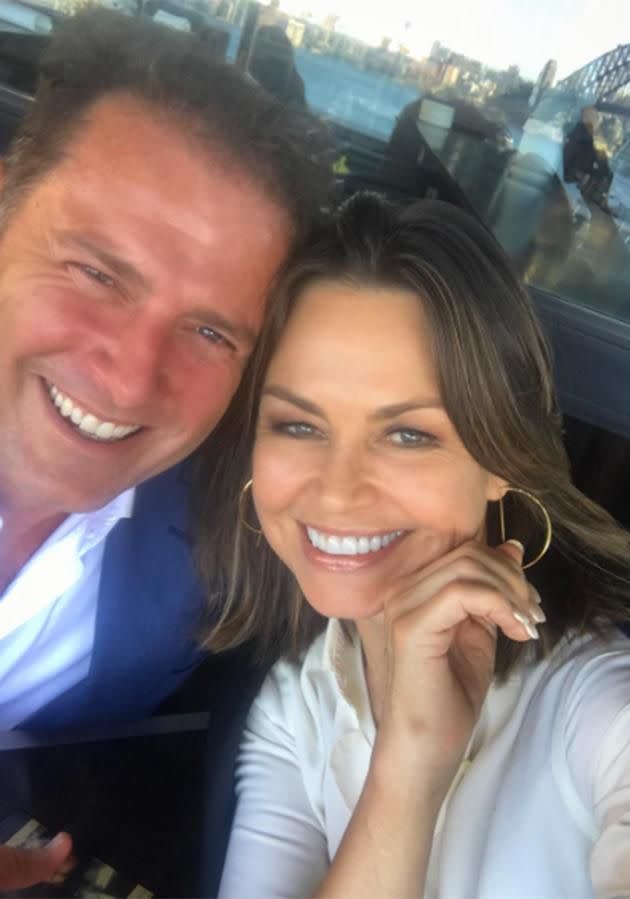 Lisa posted a selfie with her former television presenter co-host. Source: Instagram