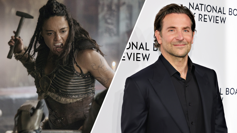 Michelle Rodriguez and Bradley Cooper weren&#39;t on set together when he filmed his cameo in the new Dungeons & Dragons movie. (Photo: Everett Collection/Getty Images)