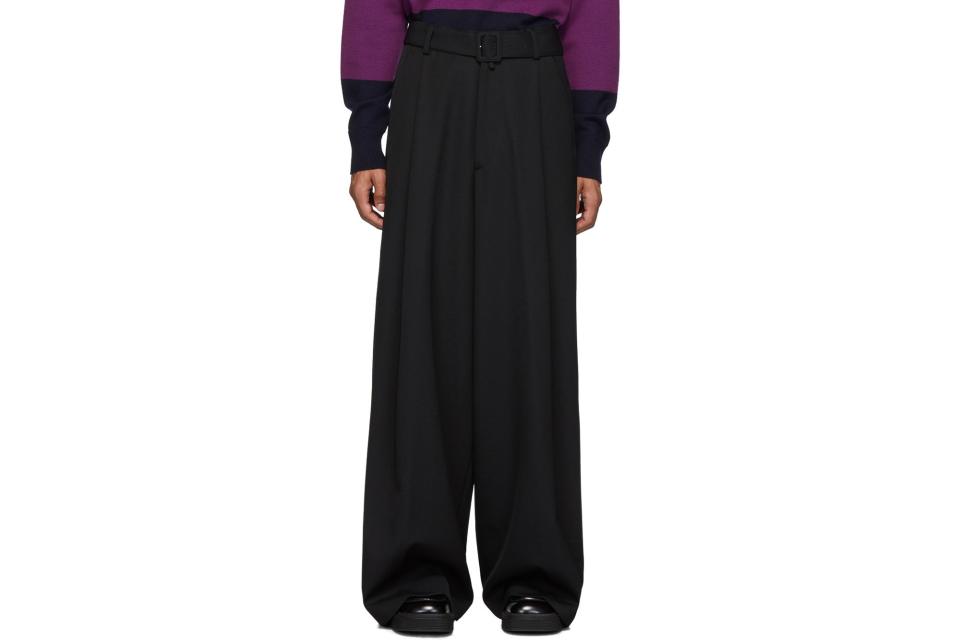 Dries Van Noten black Previs trousers