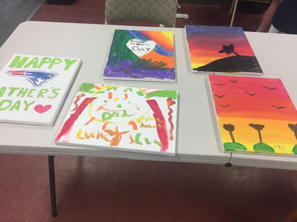 Mother's Day was the inspiration for an art project at the Braintree Community Life Center.