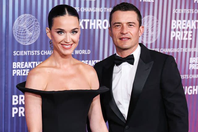 <p>Image Press Agency/NurPhoto/Shutterstock </p> Katy Perrry and Orlando Bloom on April 13, 2024