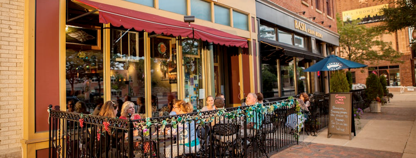 Sip on a glass or enjoy a bottle of wine thoughtfully chosen by the staff at Grapes in a Glass in downtown Canton.