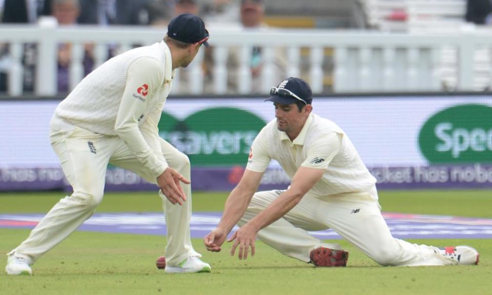 Alastair Cook drops a chance at Lord’s